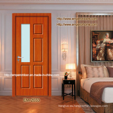 China puerta de PVC, PVC cristal, MDF vidrio puerta, ventana